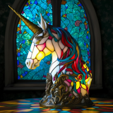 Ükssarvik – Lamp vitraažides (ükssarvik)