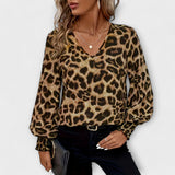 Stiilne särk leopardimustriga