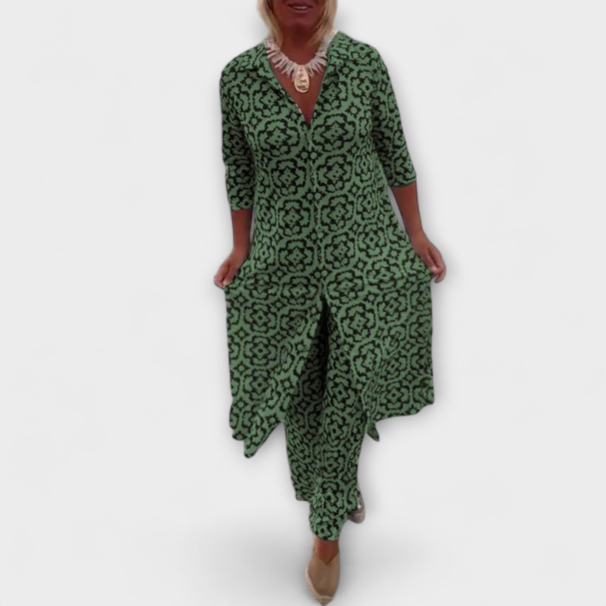 Camilla - Elegantne geomeetriline komplekt