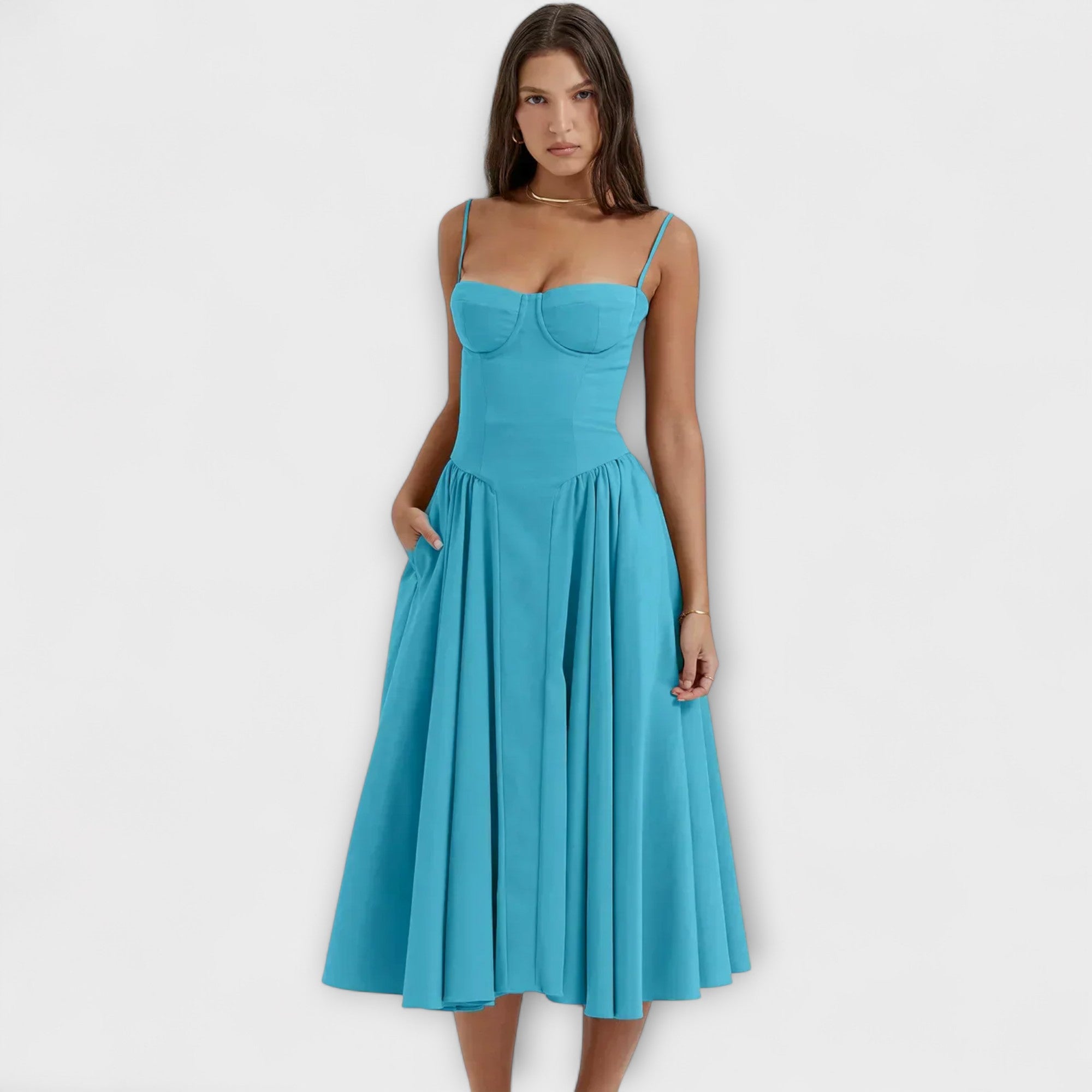 Rosalie - Elegantsed ilma varrukateta korsettkleit