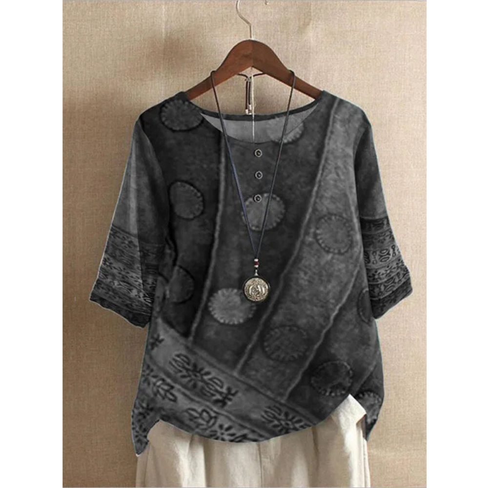 Valerie - Värvikas boho topp