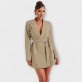 Blazer kleit V-kaelusega
