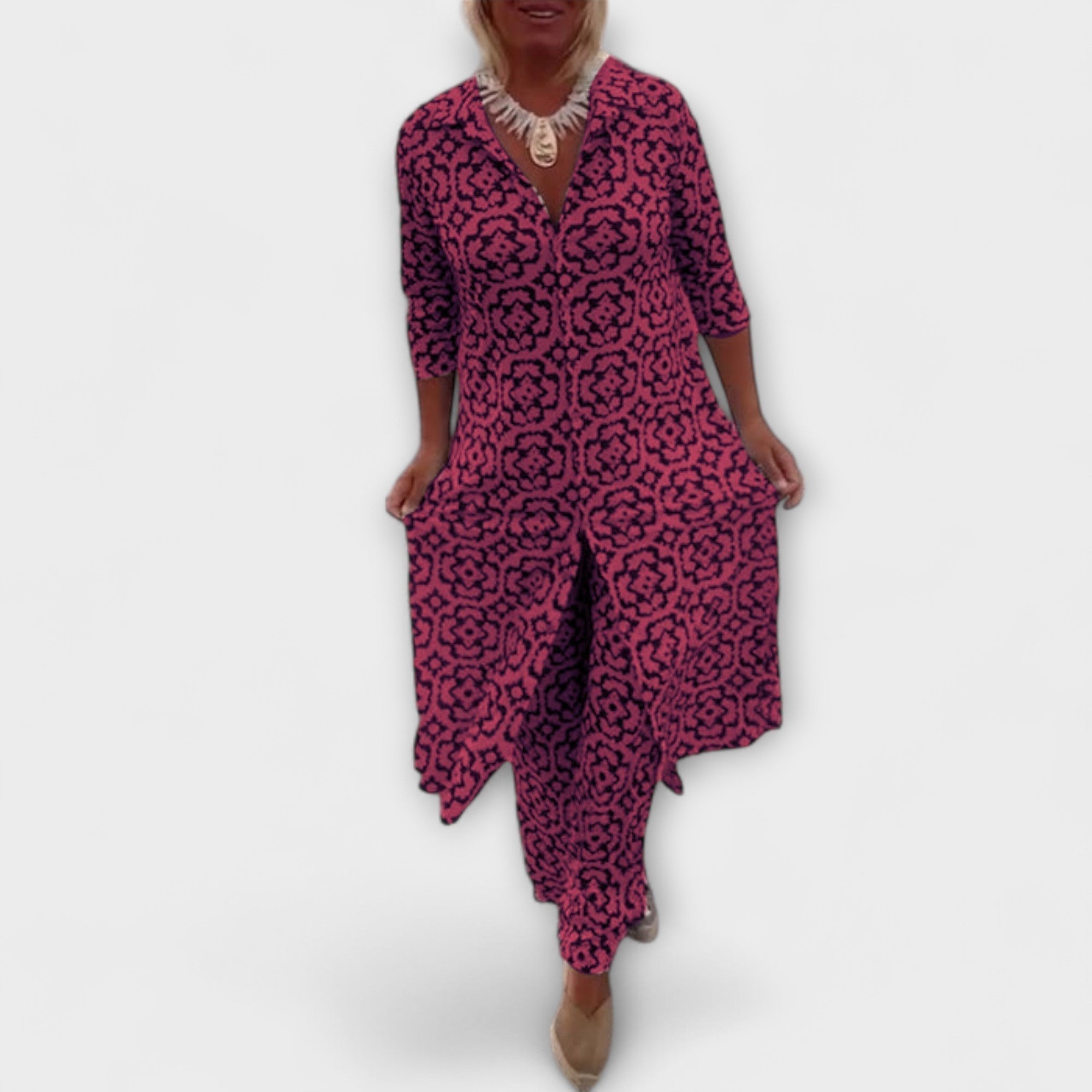 Camilla - Elegantne geomeetriline komplekt