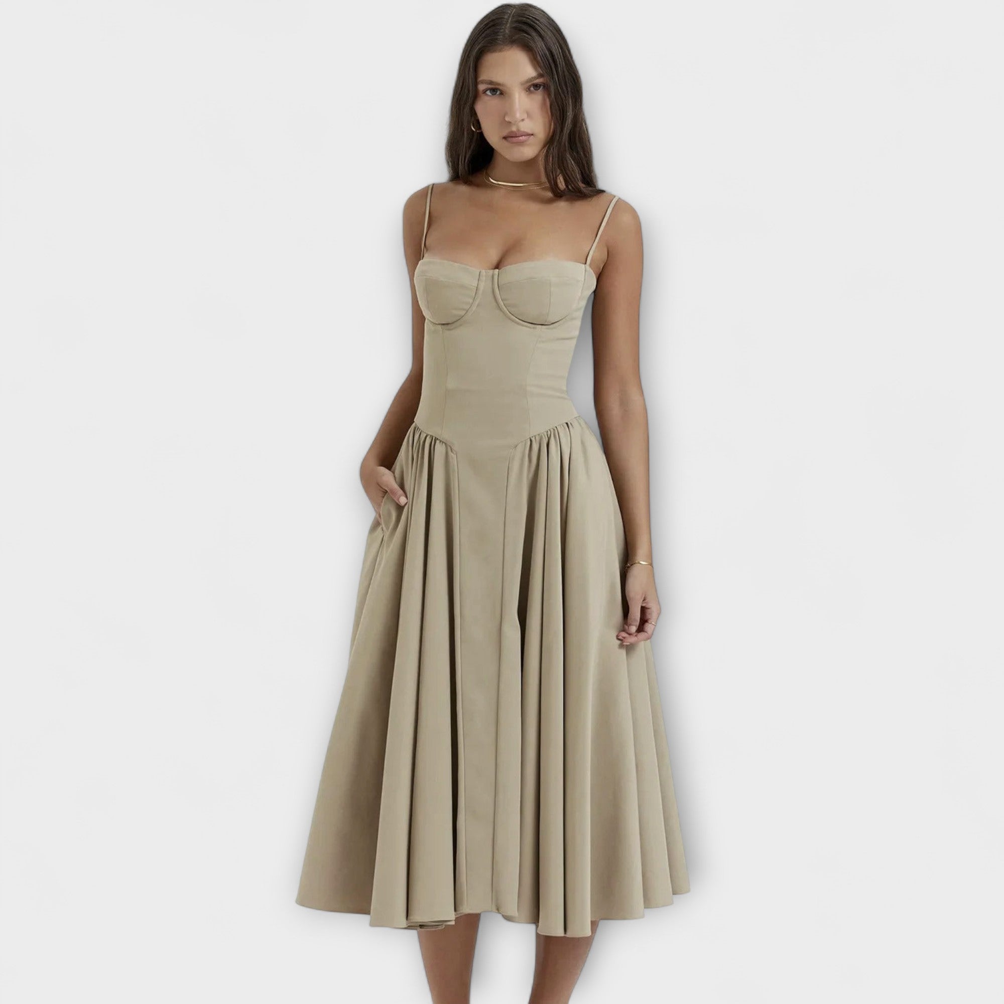 Rosalie - Elegantsed ilma varrukateta korsettkleit