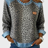 Roxy | Leopardimustriga topp ja teksasekraanidega