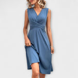 Lina - Suvekleit kaetud dekolteega