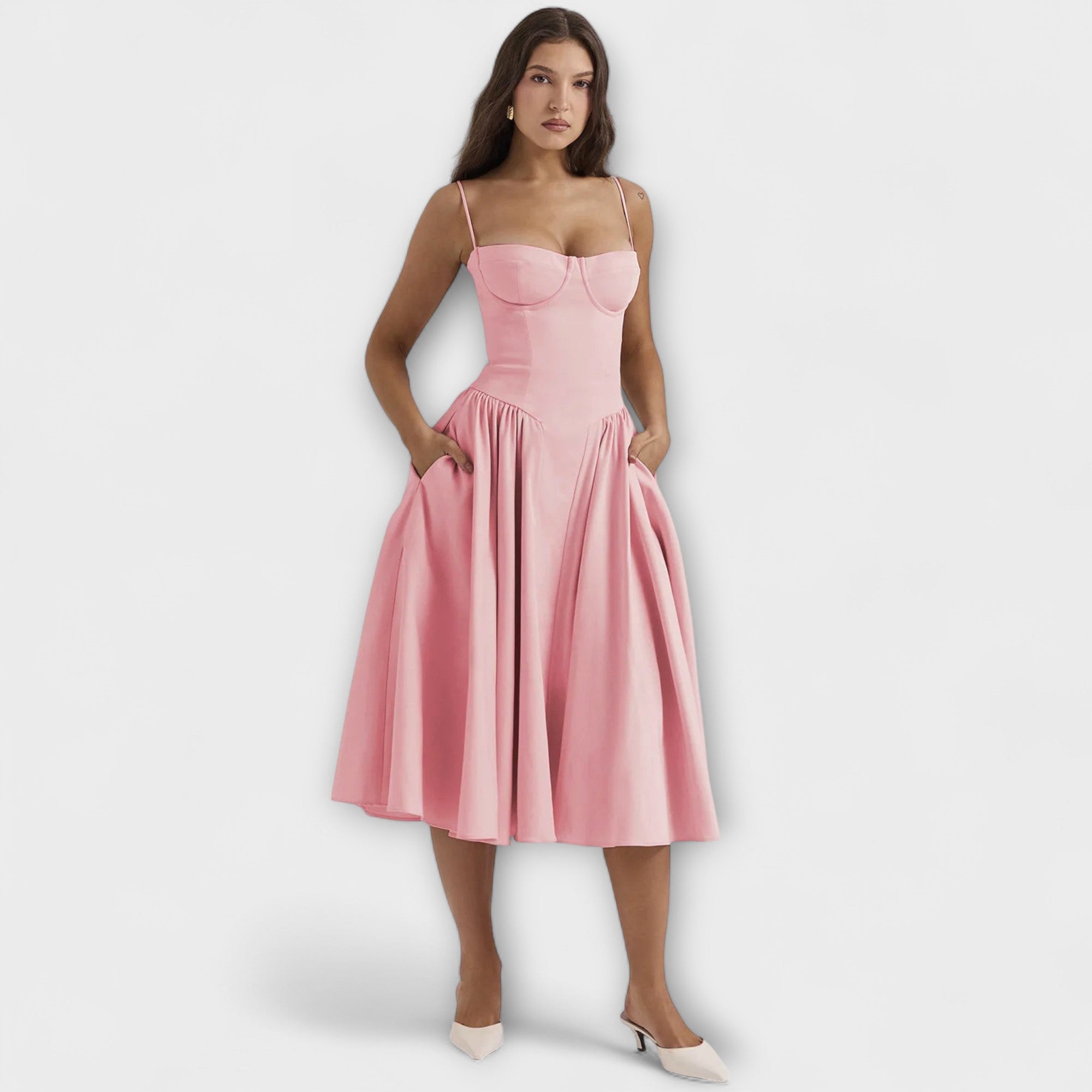 Rosalie - Elegantsed ilma varrukateta korsettkleit