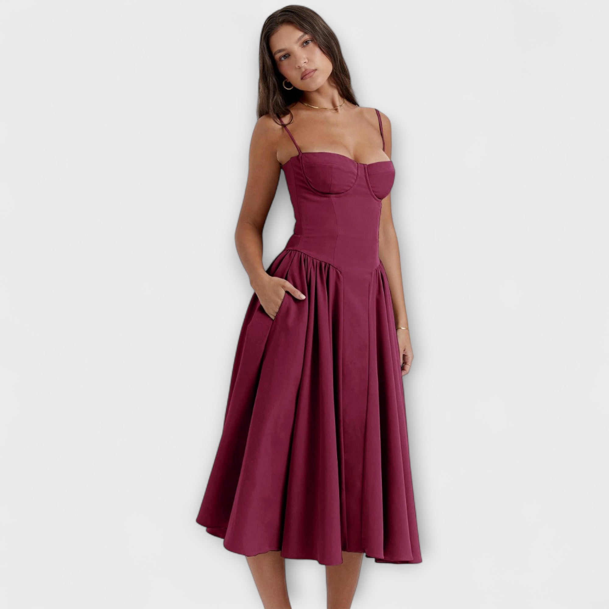 Rosalie - Elegantsed ilma varrukateta korsettkleit