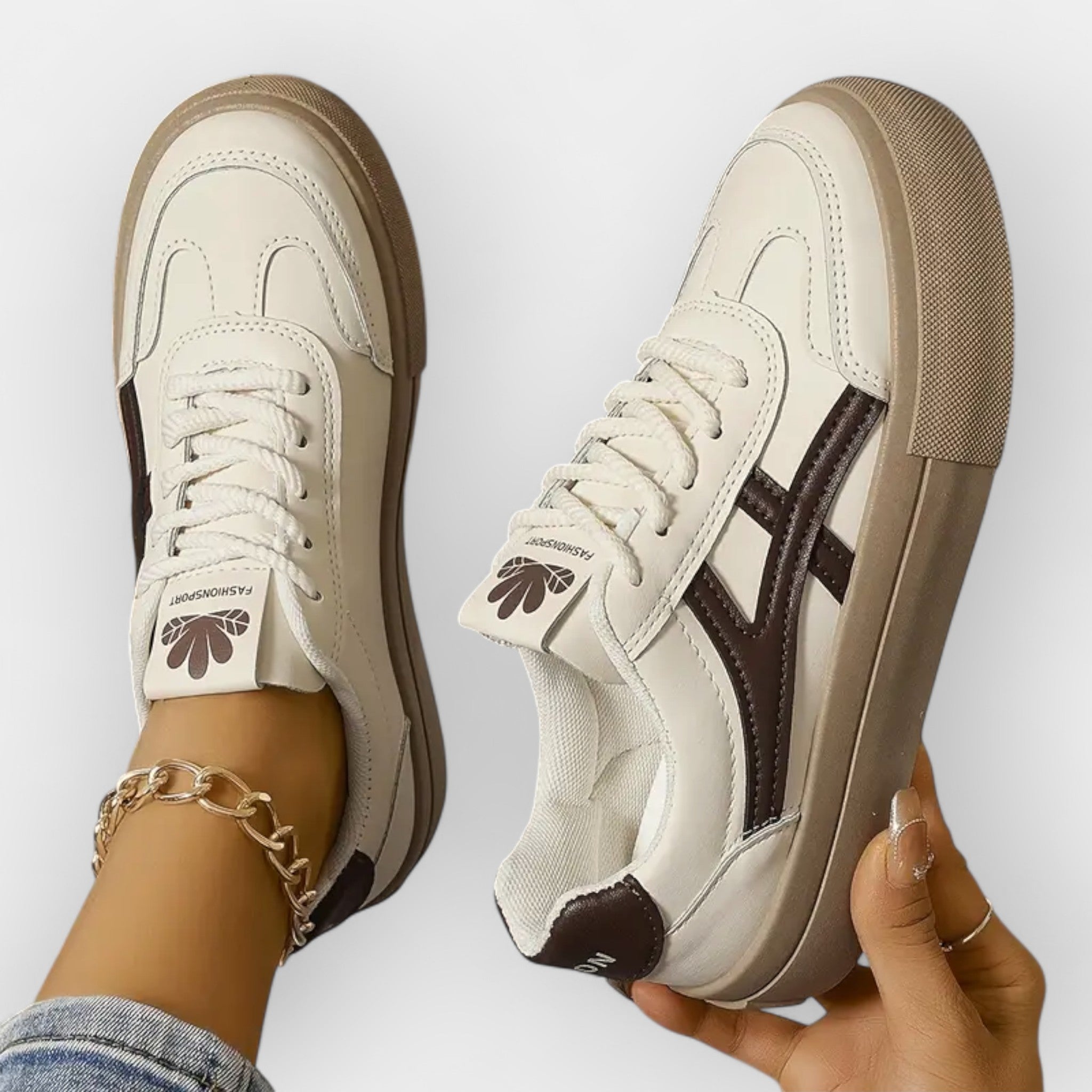 Eva Eleganti Platvormi Tenis Retro Linnamugav