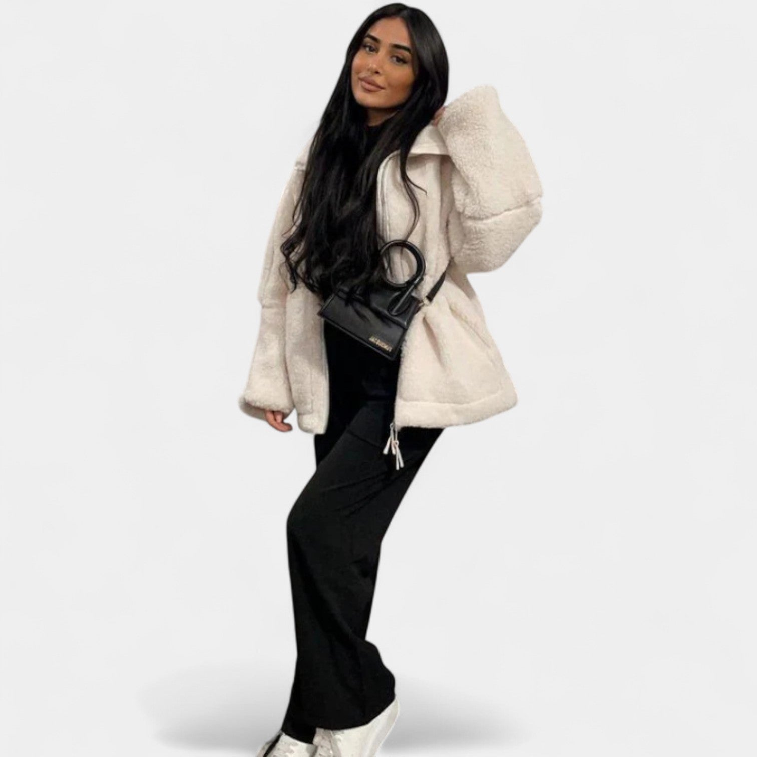 Karla – Pehme teddy mantel