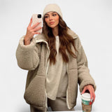 Karla – Pehme teddy mantel