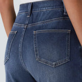 Karolína Eleganti Elastsed Jeans Kõrge Vöökoht Mugavad
