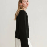 Camila | Elegantne kudumine nööpidega kardigan