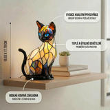 Müstiline kass - Vitraažlamp