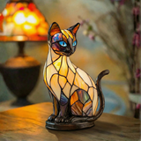 Müstiline kass - Vitraažlamp