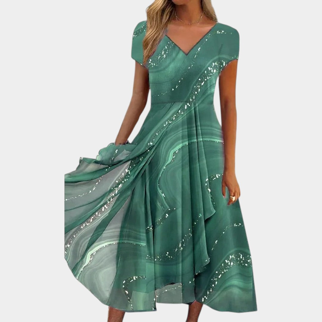 Tereza – Elegantsed midi kleidid V-kujulise lõikega