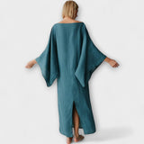 Dana - Kimono kleit, mis on valmistatud linast ja puuvillast