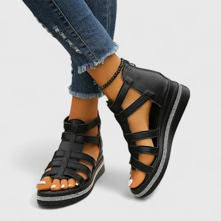 Kendall | Ortopeedilised sandaalid kristallidega